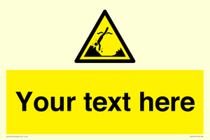 Custom Warning submerged objects